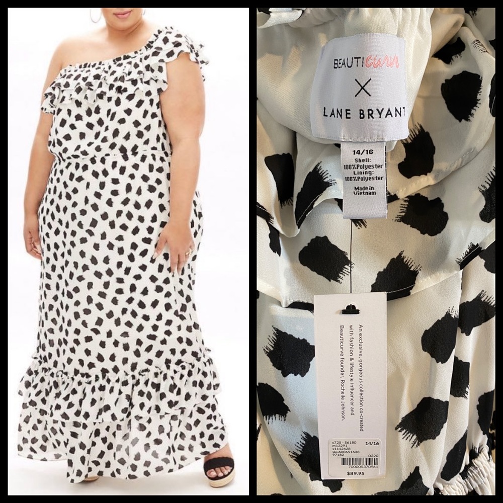 BeautiCurve x Lane Bryant Ruffle top Maxi - 14/16